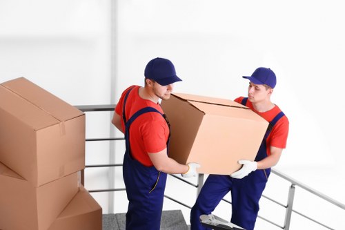 Local movers assisting with an office relocation in Hampstead