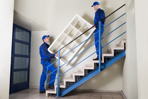 Man and van service supporting a move in Hampstead near residential period properties