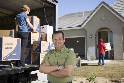 Local team collecting bulky household furniture in Hampstead