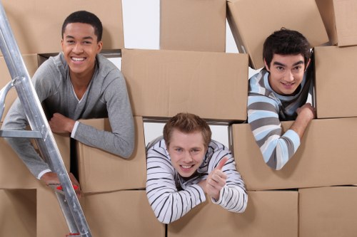 Careful handling of furniture during an urgent move