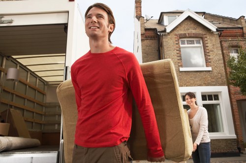 Local Hampstead van driver navigating residential streets and parking challenges