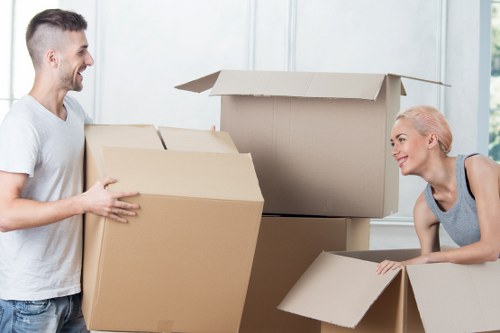 Furniture delivery and loading assistance for a Hampstead residential relocation