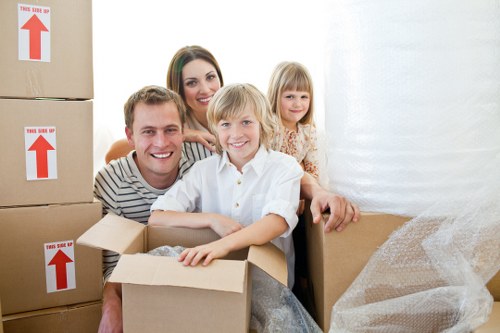 Careful packing for a period property in Hampstead