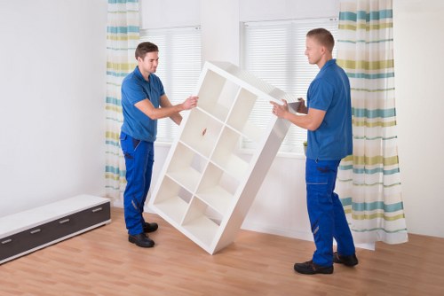 Local movers handling boxes near Hampstead homes