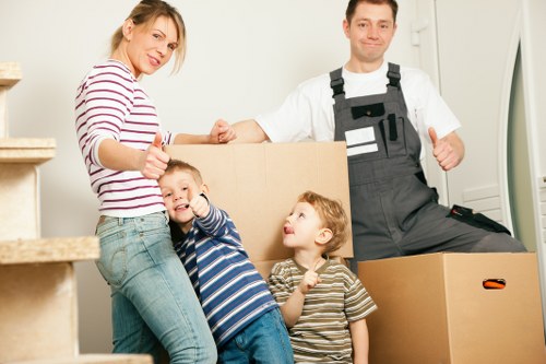 Local removals truck for furniture and boxes in Hampstead
